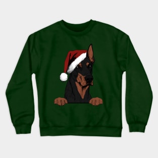 Christmas Doberman Pinscher Crewneck Sweatshirt